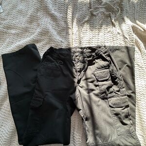 5.11 Tactical Kids' Black Cargo Pants